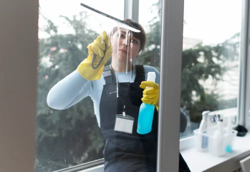 Nettoyage de vitres intérieures et extérieures à Cornant